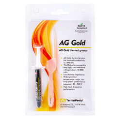 >2.8 W/mK AG Gold Thermal Grease 3g Syringe with Spatula