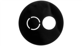 R.1/R.3 Element Centralny Do Gniazda Głośnikowego Czarny, Połysk 11962045