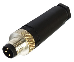 Złącze wielostykowe przemysłowe 4-pinowe M8 Układ szeregowy Wtyczka Bulgin