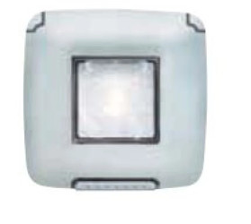 ECO60 Ramka hermetyczna pojedyncza pozioma z pokrywą uchylną biała IP55 GW34881 ELIT00593 /opak. 12/