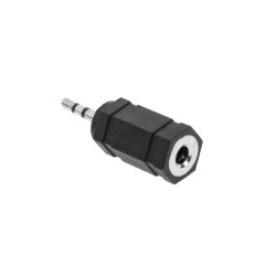 PRZEJŚCIÓWKA JACK 2,5/3,5 STEREO PLASTIK ADAPTER ZŁĄCZE