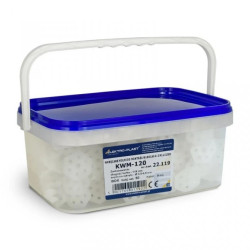 Wkręcane kołki do styropianu z kluczem na imbus 5 KWM-120 BOX /50szt./ 22.119