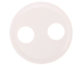 CELIANE Plakietka do gniazd TV-SAT biała 068297