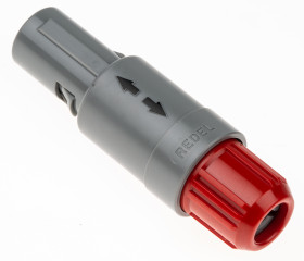 Złącze wielostykowe przemysłowe 2-pinowe Montaż na kablu Wtyczka LEMO