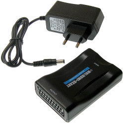 Konwerter sygnału HDMI do SCART MHL EURO NEPOWER + zasilacz