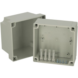 Fibox 6011310 PC 125/125 HG Enclosure, PC Opaque cover