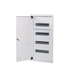 Rozdzielnica modułowa metalowa 4x12 podtynkowa IP30 N+PE I klasa drzwi białe KP-DB-I-MF-412 biały 35682