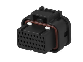 Złącze samochodowe 34-pinowe TE Connectivity 4-rzędowe Żeński SUPERSEAL Montaż na kablu Zespół złącza