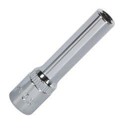 Sealey SP14055D Walldrive&#xAE; Socket 5.5mm Deep 1/4&quot;sq Drive Fully Polished