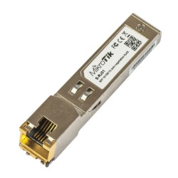 Moduł SFP 1,25Gb/s, RJ45, 100m MikroTik S-RJ01