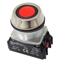 Przycisk sterowniczy NEF30-UKCX Y 6A 230V otwór 30mm NC+NO IP66