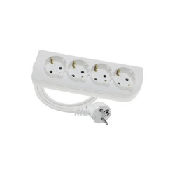 Przedłużacz 4-gniazda z/u SCHUKO 1,5m /OMY 3x1/ PSCH-401,5