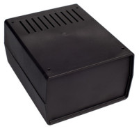 Z-2AW Obudowa z tworzywa Z2AW wymiary: 178x147x90mm - wentylacja - czarna - polistyren