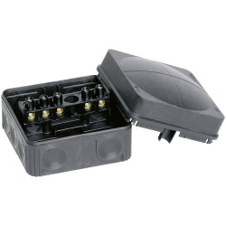 Wiska 10061998 Junction box (L x W x H) 76 x 76 x 51 mm Black IP66