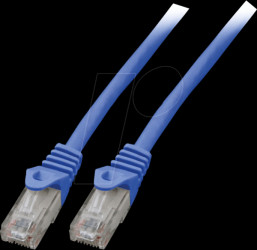 K8110BL.30 Cat.5e U/UTP, patch cable, 30 m, blue