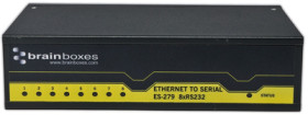 Device server ethernet to serial, 100 Mbit/s, RS-232, (W x H x D) 215 x 56 x 132 mm, ES-279
