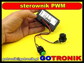 Sterownik PWM od 6V do 30V wyświetlacz LED
