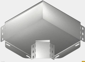 Kolanko korytka 90 stopni 100x100mm 1,5mm KKBP100H100 116210