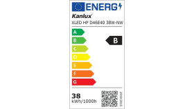 Żarówka Uliczna Led E40 Xled Hp D46e40 38W-Nw 7500Lm 4000K Barwa Neutralna...