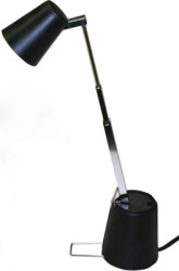 Halogen-telescopic table light, IP20, E 3350H SCHWARZ