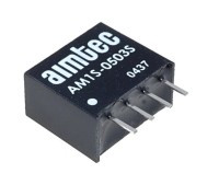 DC-AM1SS0503SZ Przetwornica DC/DC 1W 5V->3V, Uisol=1kV, SIP4, -40 +85st.C RoHS (zab. przeciwzwarciowe)