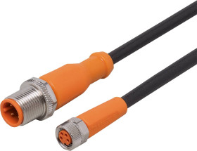 ifm Electronic EVC242 Linia połączenia złącze męskie proste, złącze żeńskie proste 1 m Ilość pinów: 4, 4 1 szt.