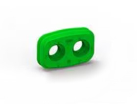 Cable seal, 2 pole, for HVA 280 series, 1587826-3