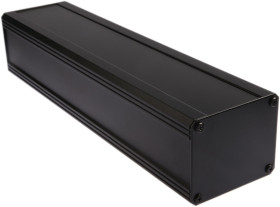 Obudowa radiatora Aluminium wytłaczane szerokość zew. 100 mm długość zew. 400 mm wys. zew. 86 mm RS PRO IP40 Czarny