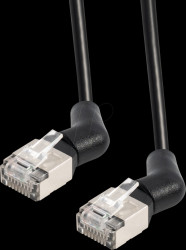 TI 53-5 Patch cable, Cat.6a, U/FTP, 5 m, black