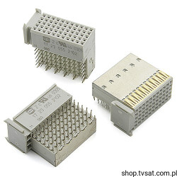 17230552102 Connector 5 x 24 Pin Z-PACK THT HARTING