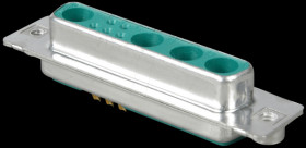 3009W4SAM99A30X D-SUB coax jack for mixed assembly, straight