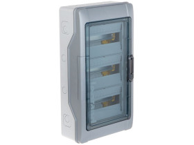 Rozdzielnica hermetyczna natynkowa 36 modułowa 3x12M drzwi transparentne IP65 RN65 601943 LEGRAND