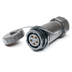 Przemysłowe złącza okrągłe 5-pinowe SY21 Układ szeregowy Gniazdo RS PRO