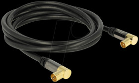 88865 Connection cable, IEC plug/socket 90°, 2.0 m
