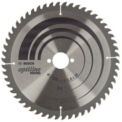 Bosch 2608838411 Optiline Circular Saw Blade 216x30mm 54 Teeth SK5 Steel