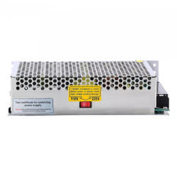 Zasilacz modułowy SMPS do zabudowy nap. wyjściowe: 12V dc 120W 4A 2 -wyjścia nap. wejściowe: 85 → 264V ac Montaż