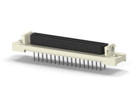 Złącze D-sub PCB 68-pinowe Gniazdo Pionowy Montaż na płytce raster 1.27mm Złoto