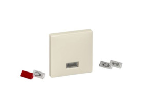 MERTEN D-LIFE Klawisz pojedynczy z dużym okienkiem kremowy MTN411844 SCHNEIDER ELECTRIC