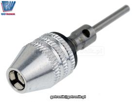 Uchwyt samozaciskowy 0,3 - 3,4mm do wiertarki - adapter wałek średnica 2,35mm