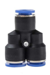 Złączka pneumatyczna Wciskane 12 mm Wciskane 12 mm RS PRO Adapter rozgałęźny do rur