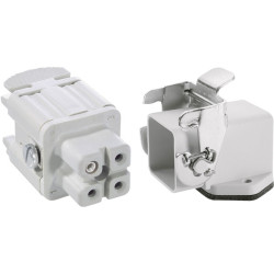 LAPP EPIC&#xAE; KIT H-A 3 BS AGS 3P F Thermoplastic Angled Panel-mount Housing