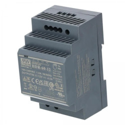 Zasilacz na szynę DIN 12V 4,5A 54W uniwersalny SLIM (3-modułowy) HDR Mean Well