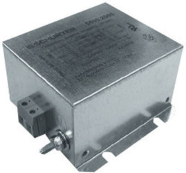 Filtr EMC 20A 1-fazowy 1MΩ 250 V AC 60Hz 3,5 x 2 mH Schurter Montaż kołnierzowy