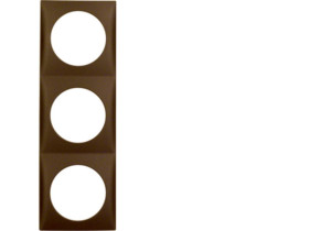 Integro Flow Ramka 3 potrójna brąz 918192511 HAGER