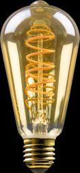 44982 LED FlexFilament ST64, E27, 380 lm, 4.8 W, 2200 K, dimmable