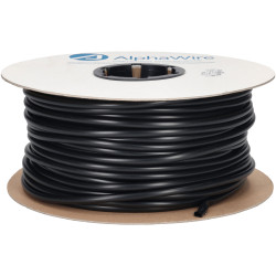 Alpha Wire P1053 BK003 Multi Purpose PVC Sleeving Black 5.94mm 250FT