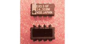 Crystal oscillator 14.318 MHz with divider (EXO3C/14.318 ) - KSS Kinseki
