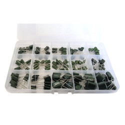 Zestaw kondensatorów MKT - 150szt.