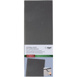 Sigel GM101 Drinks menu folder Rubber binding Anthracite 1/2 DIN A4