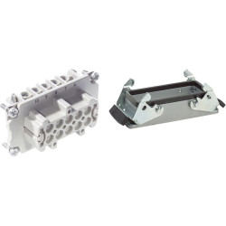 LAPP EPIC&#xAE; KIT H-BE 10 BS AG 10P F Metal Panel-mount Housing